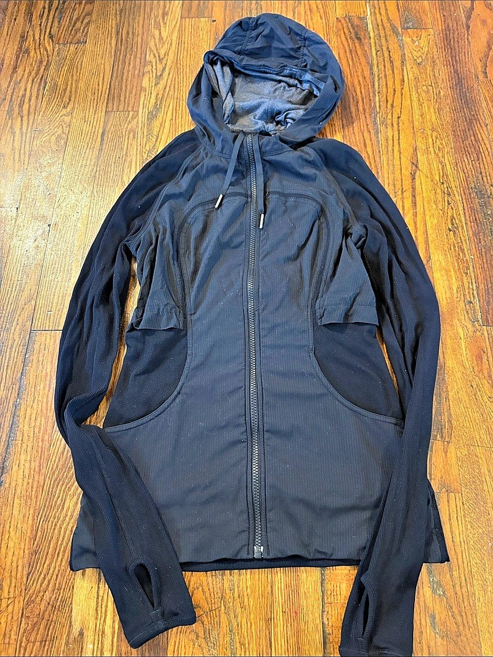 🎉lululemon Reversible Dance Studio Jacket Rib Sleeve Black Size 6